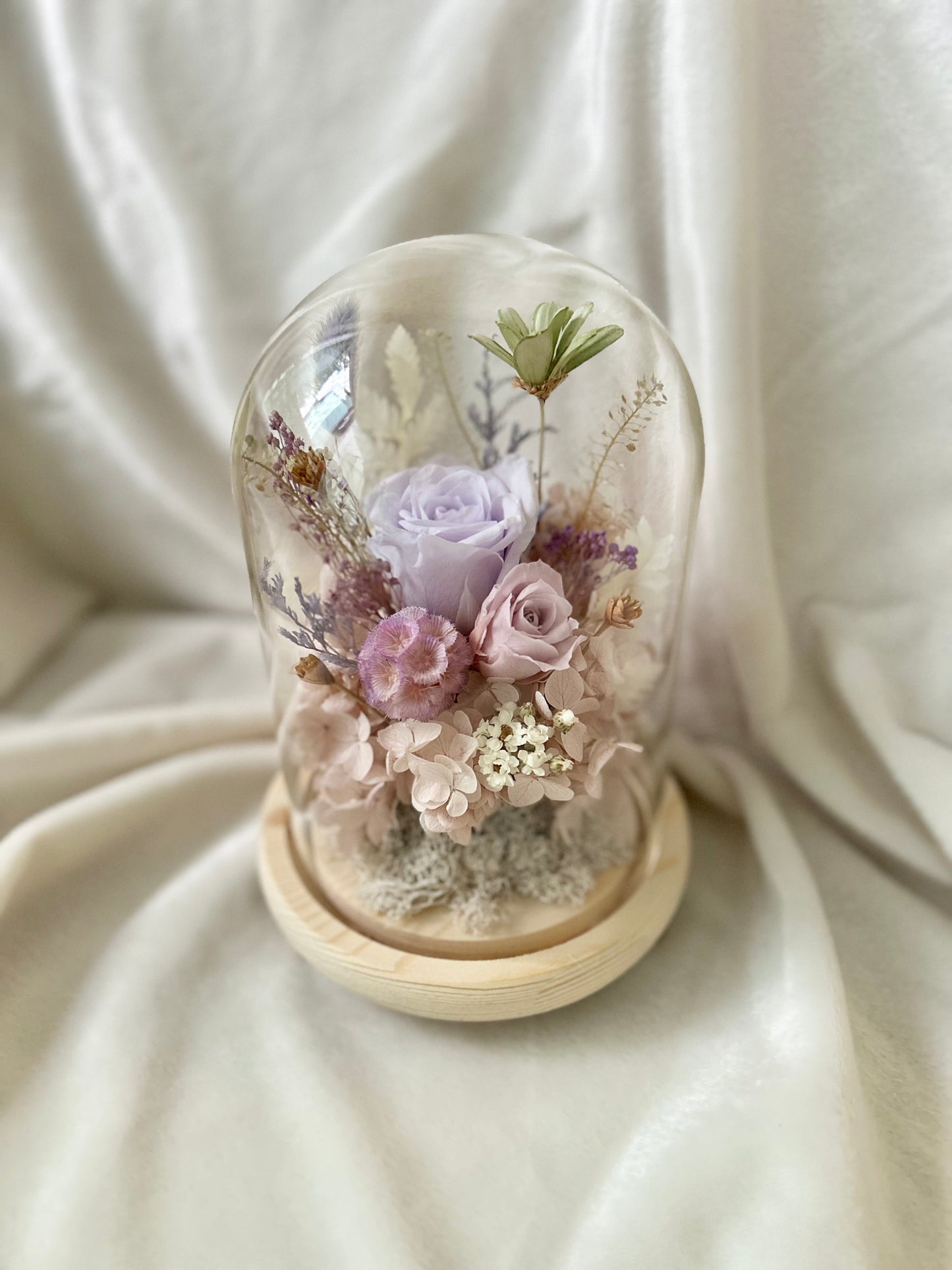 Violet Floral Dome