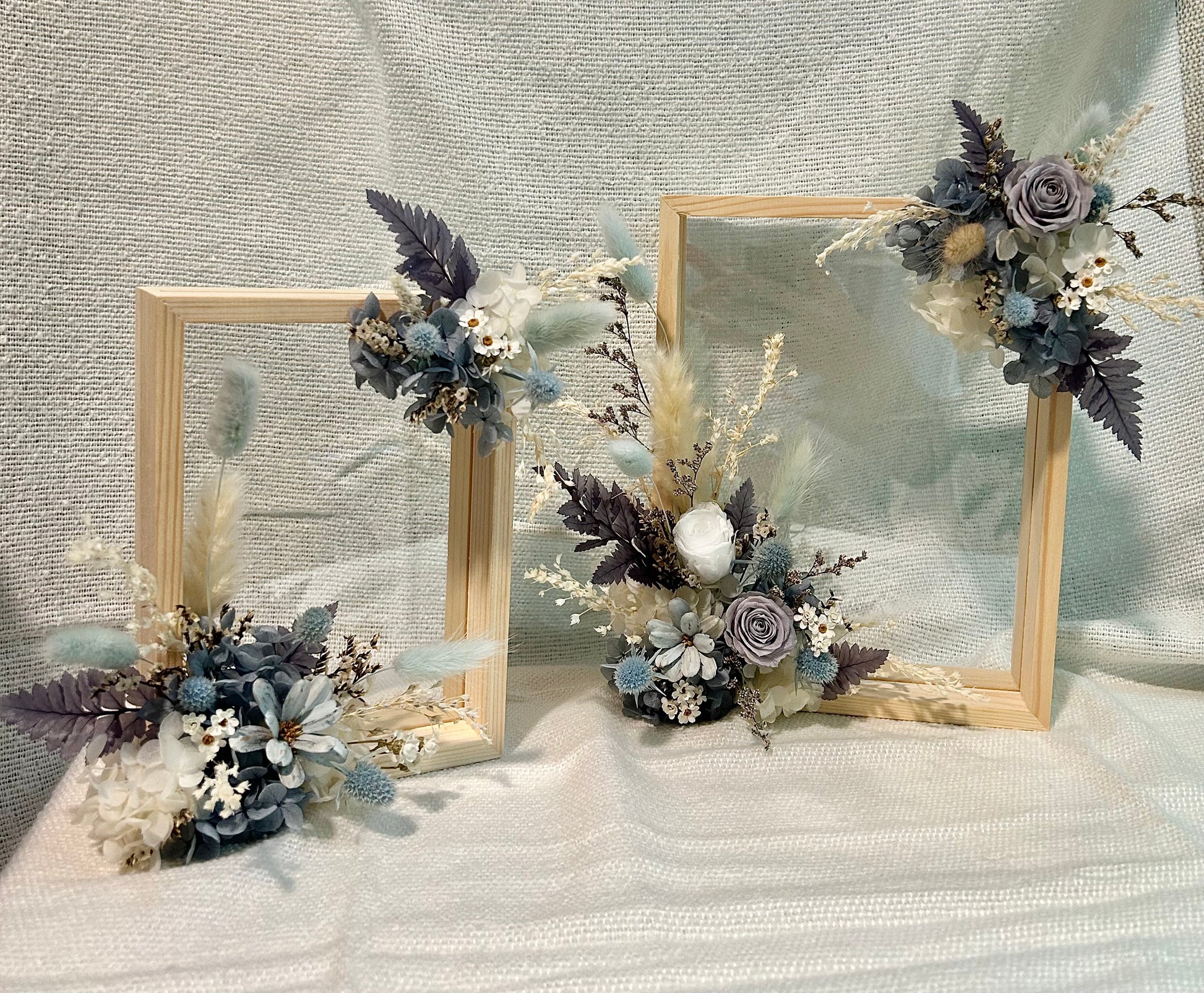 Ocean bloom floral frame small and large frame size