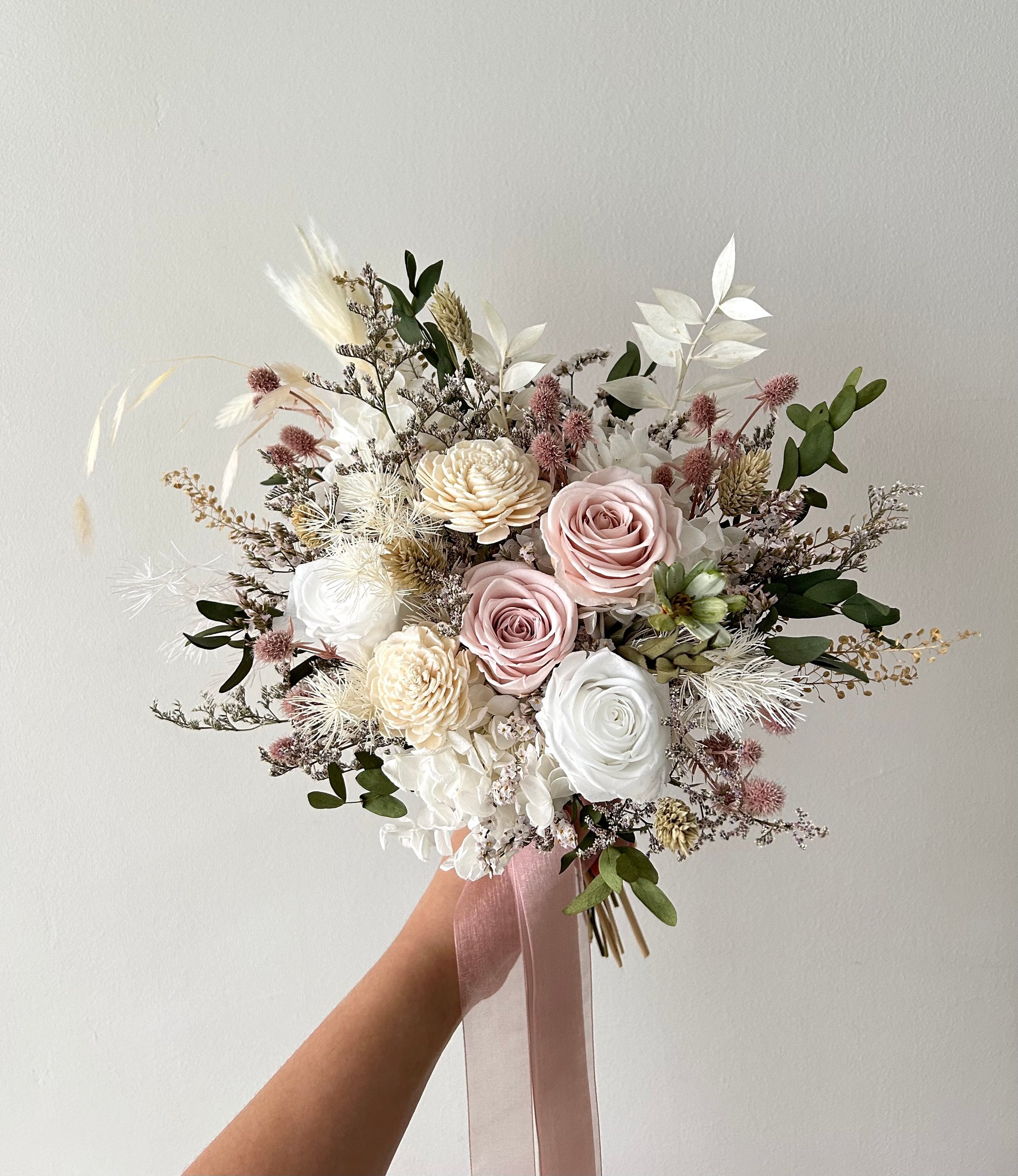 Bliss preserved flower bridal bouquet