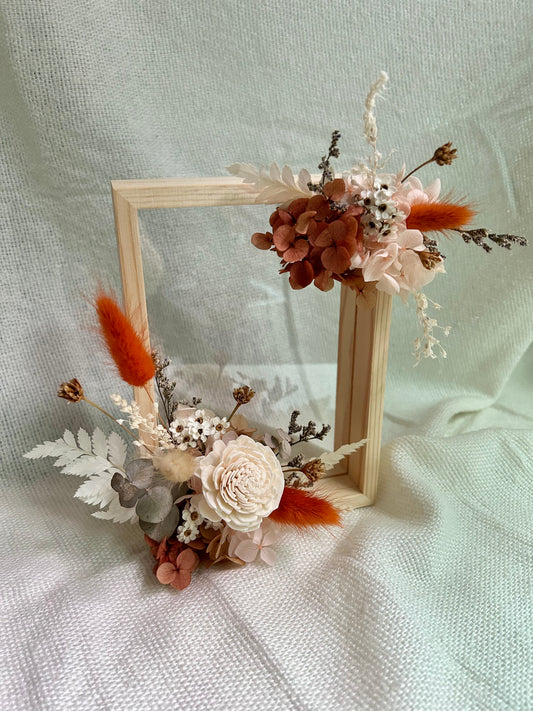 Enchanted Dream floral photo frame small size front view