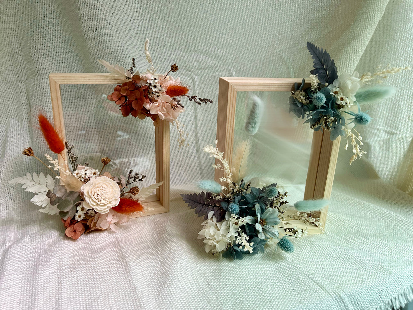 Ocean bloom and enchanted dream floral frames